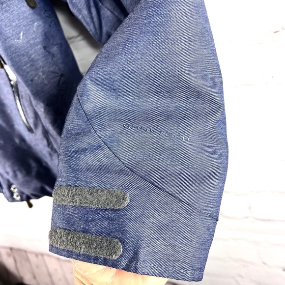 |•COLUMBIA•| Titanium Omnitech Navy Winter Ski Jacket w/ Flora… - Picture 11 of 16